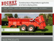 Tablet Screenshot of buchet-constructeur.com